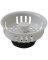 MP 3-1/2" White Sink Strainer