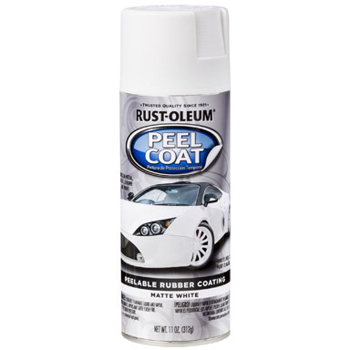 Rubbr Peel Coat Wht 11oz