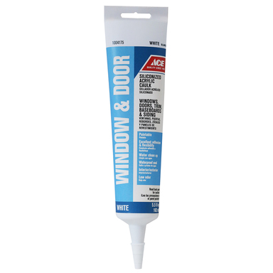 Caulk W&d Wht 5.5 Oz Ace