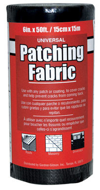 Patch Fabric Blk 6"x50'