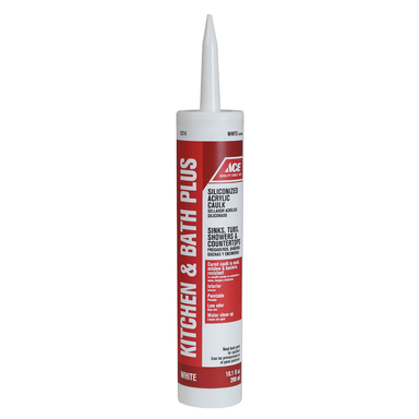 Caulk K&b Wht 10.1oz Ace