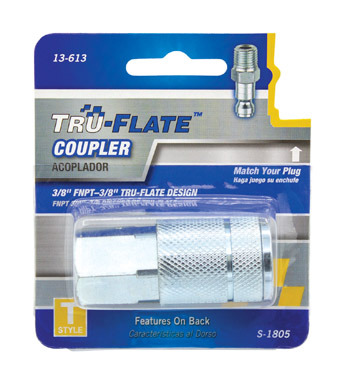 AIR COUPLER "T" 3/8"FNPT