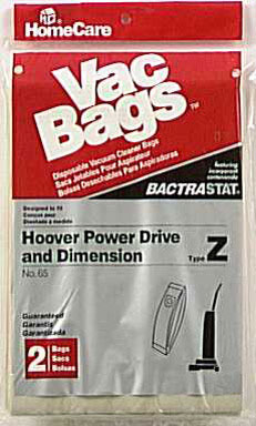 Vac Bag Hoover Pd"z" Pk2