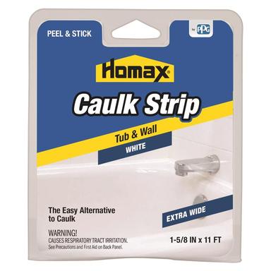 Caulkstrp Tub 7/8x11wht