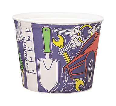 Paper Paint Pail 2.5qt