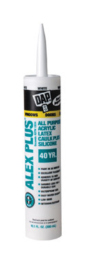 Caulk Wht Acrl Lt 10.1oz