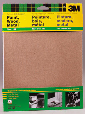 SANDPAPR9X11 FINE 5PK 3M