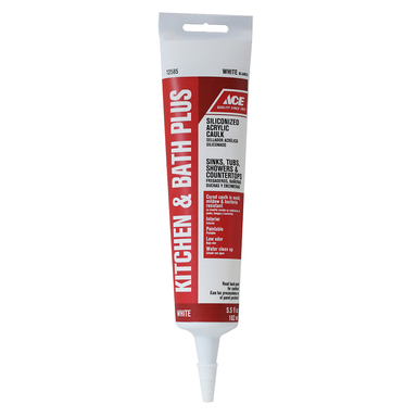 Caulk K&b Wht 5.5oz Ace