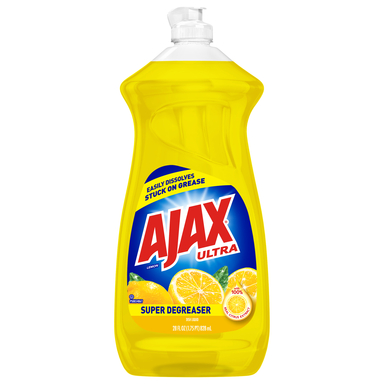 AJAX DISH LQD LEMON 28OZ