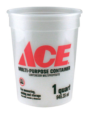 ACE : 1 QT PLASTIC CONTAINER