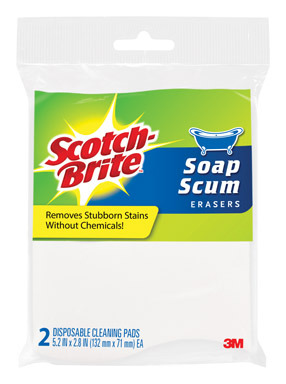 ERASERS SOAP SCUM 2PK