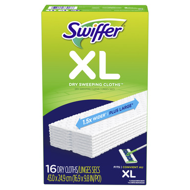 Mop Pad Dry Wht 10x17.8"