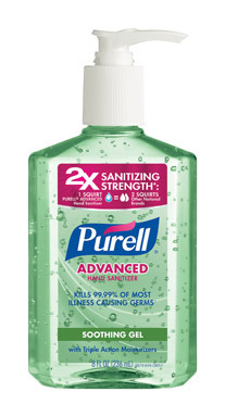 Purell Adv Aloe 8oz Pump