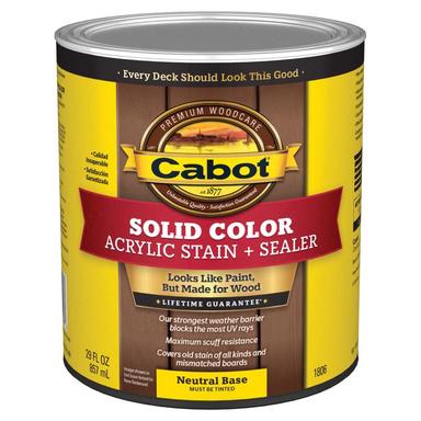 Deck Stain Sld Neut 29oz