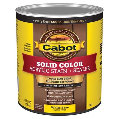 Deck Stain Sld Wht 31oz