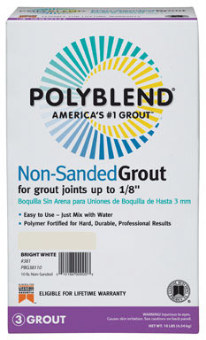 Grout Nonsand Brtwht 10#