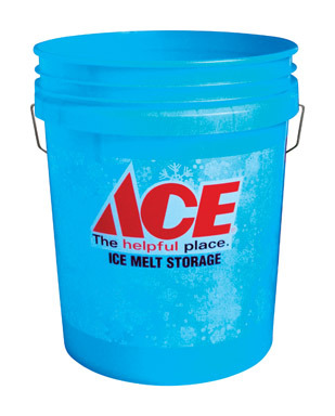 Ice Melt Bucket Blu 5gal