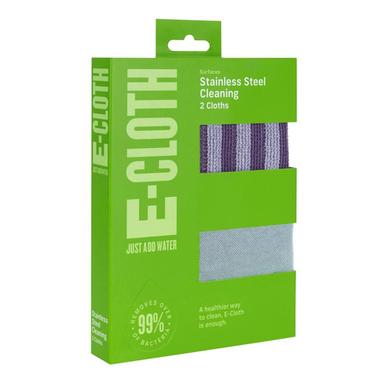 Ecloth Stainls Steel 2pk