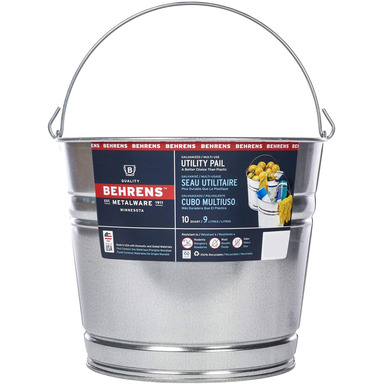 Galv Steel Pail 10qt