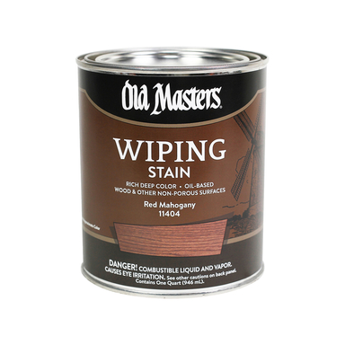 Wipe Stain Red Mahg 1qt