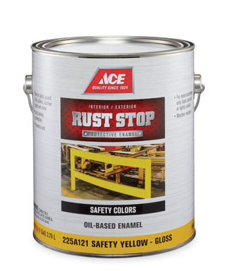 Williams Ace Hardware GALLON SAFETY YELLOW RUST PAINT