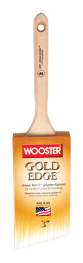 PAINT BRSH GOLD EDGE 3"