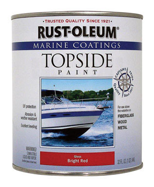 MARINE TOP PAINT RED QT