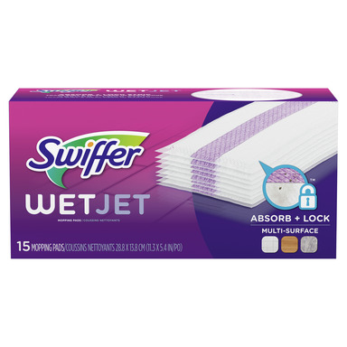 Mop Pad Wetjet 15pk