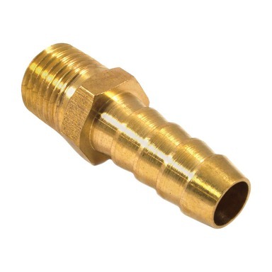 HOSE END 1/4"M X 3/8"B