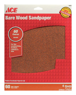 SANDPAPR GARNT9X11CR 4PK