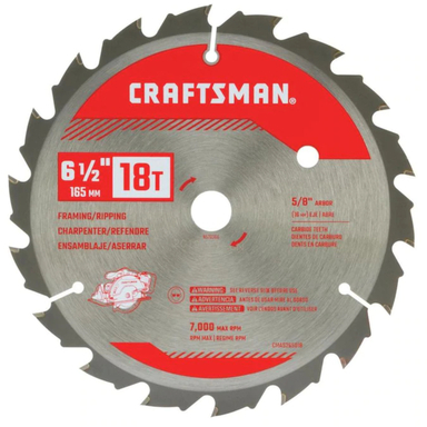 Cm Circ Blade 6-1/2 18t