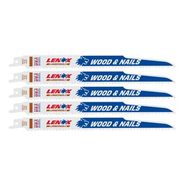 Blade Recip 9x3/4"6t Pk5