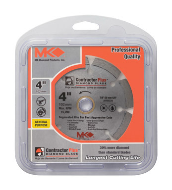 DIAMOND BLADE 4" W/D SEG