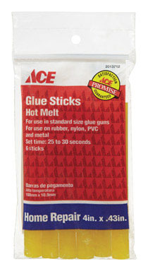 Glue Sticks .43in. Clr 6