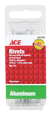 Rivet Al5/32x1/4ace 20pk