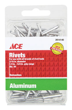 Rivet Al3/16x5/8ace 50pk