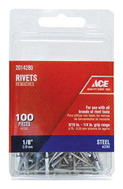 Rivet St1/8x1/4ace 100pk