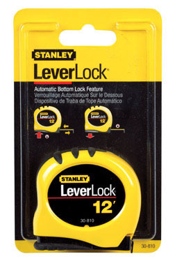 TAPE MEASUR LEVRLOCK 12'