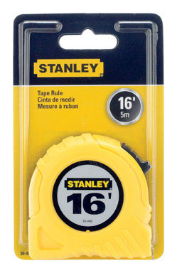 Tape Measur Ylw 16'x3/4"