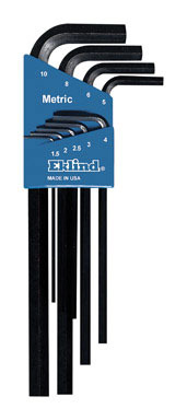 Hex Key L 9pc Lng Metric