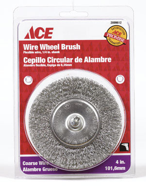 ACE BRUSH WHEEL COARSE4"