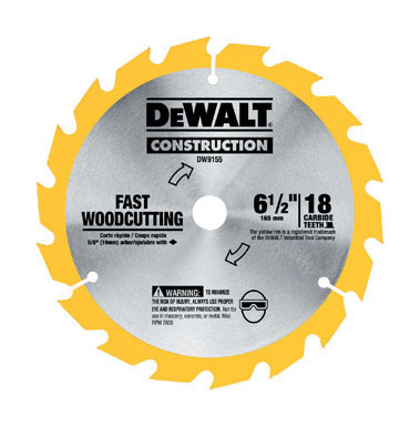 DW9155 SAW BLADE 6-1/2 18