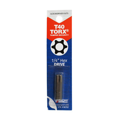 BIT SECURITY T40 TORX