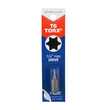 BIT SCREWDRIVER T6 TORX