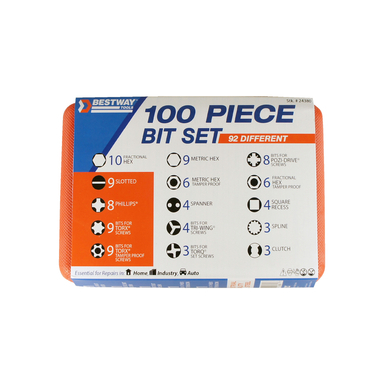 SCREWDRIVING BITSET100PC