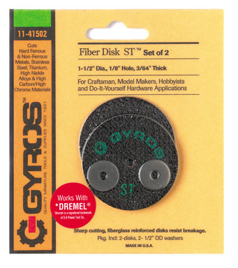 FIBER DISK ST 1-1/2X1/8"