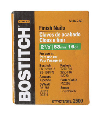 Nail Finish 2.5" Bx2500