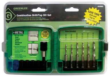 DRILL/TAP BIT SET 6PC