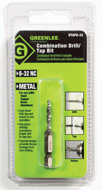 DRILL/TAP BIT SIZE 8-32