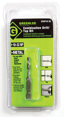 DRILL/TAP BIT SIZE 10-32